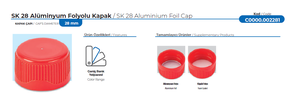 ขวด HDPE คุณภาพสูงทรงสี่เหลี่ยมพร้อมฝาเกลียวสำหรับบรรจุยาเหลว ยี่ห้อ INNOCAP รุ่น E051.281 ผลิตในตุรกี (โคนยา) - Product Image 2