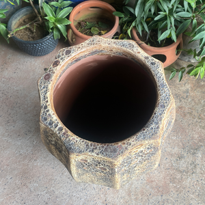 Maceta de Cerámica Antigua Hecha a Mano con Acabado Esmaltado Ecológica para Uso en Exteriores Decorativa para Jardín Fábrica OEM ODM - Product Image 3