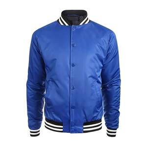 Super bombardier en satin de soie unisexe de meilleure qualité Broderie universitaire de luxe Stand avant Baseball personnalisé À la mode En vrac Pas cher - Product Image 1