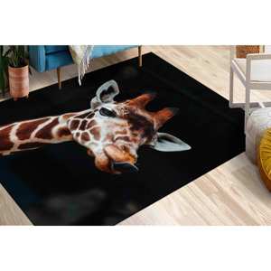 Alfombra con Estampado de Jirafa: Lavable a Máquina, Alfombra Decorativa Antideslizante, Alfombra Suave No Tejida - Product Image 2