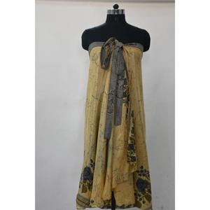 Falda de Seda Vintage para Mujer, Falda Larga Hippie Bohemia, Ropa de Playa de Verano - Product Image 5