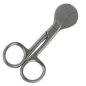 Tijeras de cordón umbilical con patrón americano, tijeras quirúrgicas de corte de cordón, tijeras médicas para cordón umbilical, instrumentos quirúrgicos - Product Image 1