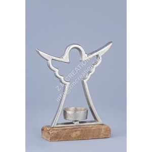 Portavelas Tealight Forma de árbol decorativa Base de madera Precio barato Decoración de Navidad Colección de regalos Artículos de acento - Product Image 1