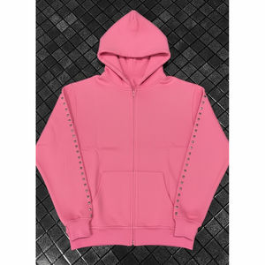 เสื้อผ้าผู้ชายไซส์ใหญ่ ผ้าฝ้ายคุณภาพสูง 100% ปักลายโลโก้ พิมพ์ลาย สไตล์สปอร์ต แคชชวล โอเวอร์ไซส์ มีกระเป๋า เหมาะสำหรับฤดูหนาว สตรีทแวร์ - Product Image 1