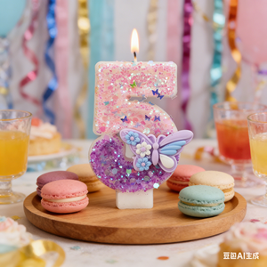 Vela de Cumpleaños con Número Creativo, Hecha a Mano con Parafina, Venta al por Mayor de Fábrica, Decoración para Pasteles, Decoración para Celebraciones - Product Image 6