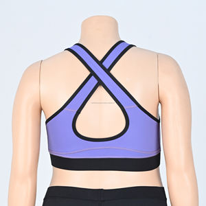 Marque privée de qualité supérieure Soutien-gorge de sport respirant évacuant l'humidité Soutien-gorge de gymnastique pour la course à pied, le yoga et le fitness Vente en gros - Product Image 3