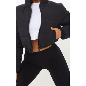 Chaqueta acolchada ligera para mujer, abrigos de invierno para mujer, chaqueta acolchada cálida con burbujas acolchadas - Product Image 5