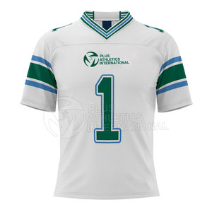 Maillot de football américain avec logo personnalisé et tissu léger Maillot de football américain de style professionnel - Product Image 1