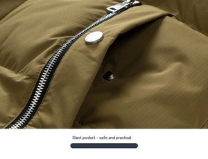 2025 nouveautés hiver hommes mode chaud épaissir manteau à capuche Parkas bouffant coton rembourré coupe-vent extérieur veste - Product Image 4