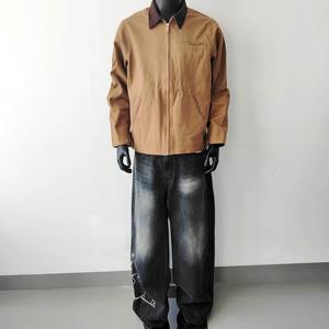 Chaqueta de hombre, chaqueta Detroit para mujer, chaqueta de lona de algodón para ambos géneros, chaqueta de alta calidad - Product Image 1