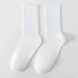 Chaussettes d'été pour hommes, couleur unie, blanches et noires, antibactériennes, respirantes, décontractées, invisibles, chaussettes de sport - Product Image 2