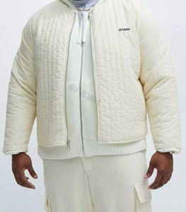 Chaqueta acolchada informal para hombre, tela de alta calidad, cálida para invierno, con capucha, bolsillos personalizados con cremallera, nuevas chaquetas múltiples de moda de talla grande - Product Image 5