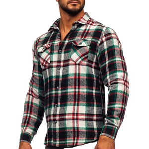 เสื้อเชิ้ตผู้ชายลายสก็อตคุณภาพสูงสไตล์วินเทจจากออสเตรเลีย ไซส์ใหญ่ ผ้าฟลานเนลหนานุ่ม ราคาสมเหตุสมผล คุณภาพสูง - Product Image 1