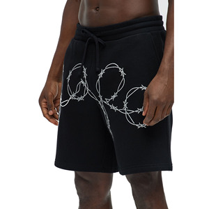 Custom High Street <b>Men's</b> Gym <b>Sweat</b> <b>Shorts</b> 100% Cotton Fleece Plain Drawstring Elastic Waist Summer Casual Style Screen Print - Product Image 5