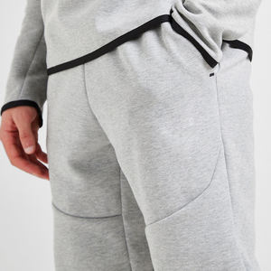 Pantalon de survêtement personnalisé en coton polyester uni en polaire solide Pantalon de survêtement pour homme taille haute décontracté à la mode - Product Image 5