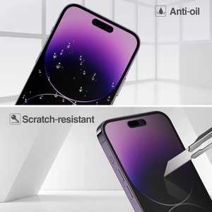 Protection d'écran de confidentialité 28 degrés, dureté 9H, revêtement oléophobe, film en verre trempé anti-espion pour iPhone 17 Pro Max 17 Plus - Product Image 3