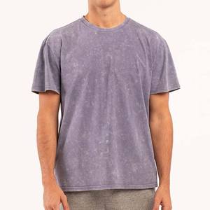 OEM personalizado marca precio de fábrica de alta calidad lavado ácido camiseta para hombre Ringer Hip Hop 100% algodón personalizado Vintage camisetas - Product Image 1