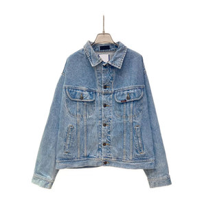 Chaqueta vaquera de algodón de alta calidad para hombre nueva ropa informal elegante con cuello levantado OEM al por mayor con tela de lona - Product Image 1