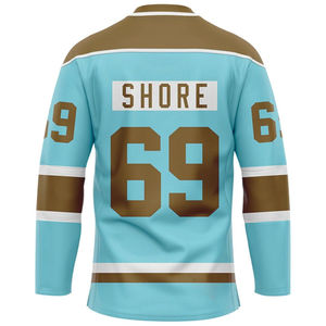 Ventes en gros de maillots de hockey professionnels sur mesure de haute qualité, uniformes de hockey sur glace en maille du Canada, vêtements de sport - Product Image 3