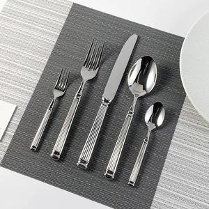 Ensemble de couverts finis en argent de qualité supérieure couverts de salle à manger élégants pour la maison hôtel table de fête de mariage utilisation cadeau et usage quotidien - Product Image 1
