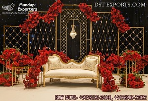 เทียนโลหะสีทองทันสมัยตกแต่งผนังออกแบบเทียนแต่งงานผนังเทียนประกายสำหรับตกแต่งห้องโถงแต่งงาน - Product Image 2