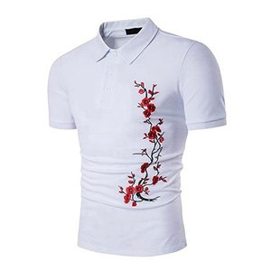 Camisas Polo de Venta Caliente, Camisa Polo Bordada de Corte Ajustado para Hombre, Estilo Cómodo, Camisa Polo Bordada para Hombre - Product Image 1