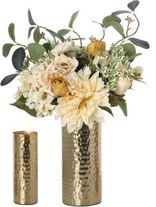 Vase en laiton fait main, taille personnalisée, finition dorée, moderne, décoratif, pour la maison et les mariages, vente chaude - Product Image 6