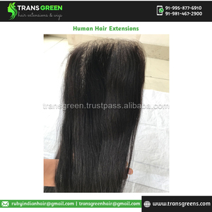 ผมต่อแบบมีลูกไม้หนา22นิ้วแบบตรง5x5 HD ทำจาก100% ธรรมชาติ - Product Image 6