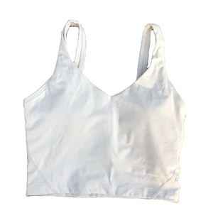 Sujetador Deportivo GC para Mujer, Color Sólido, Espalda en Forma de U, Sexy, para Fitness, Yoga, Entrenamiento, Transpirable, Soporte Medio para Correr - Product Image 5