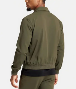 Conjunto de 2 Piezas de Chaqueta y Pantalones Deportivos de Nailon y Elastano Personalizados para Hombre, con Cremallera y de Buena Calidad - Product Image 5