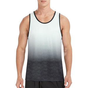 Breathable Custom Sublimated Running <b>Singlet</b> Cheap Wholesale OEM Tank Top Plus Size Printed - Product Image 1