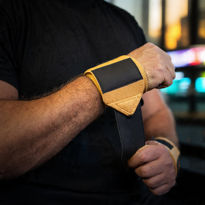 Bodybuilder Trainer Wear Poignet Supports Antidérapant Power-lifting Pull Up Poignet Wraps Haltérophilie Poignet Support Sangle OEM - Product Image 1