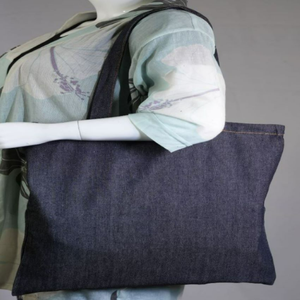 Sac de shopping réutilisable écologique de haute qualité, extra large, 100% coton, motif de lettres, fermeture à glissière, poignée de longueur de main - Product Image 5