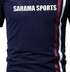 Polos de rendimiento bordados con logotipo empresarial personalizado, polos tejidos que absorben la humedad, personalizados para camisetas de polo - Product Image 4