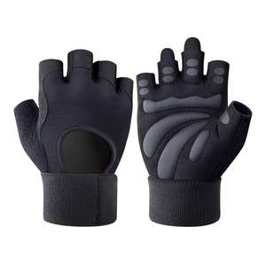 2025 mejor calidad entrenamiento gimnasio nuevo diseño hombres mujeres deportes al aire libre montar ciclismo medio dedo guantes entrenamiento Fitness guantes - Product Image 2
