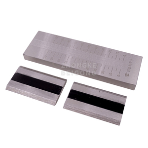 0-150μm Grindometer paslanmaz çelik incelik göstergesi ISO standart tek çift oluk - Product Image 5