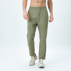 Summer Men's Casual Straight Long Pants Loose <b>Linen</b> Trousers Beach Breathable Quick Dry Trousers - Product Image 1