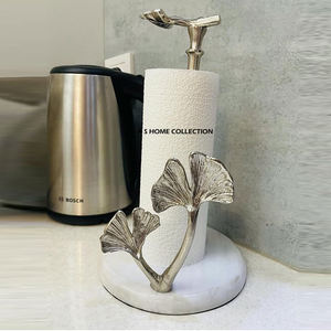 Porte-serviettes en métal couleur argent de qualité supérieure, taille et forme personnalisées, pour usage domestique - Product Image 1