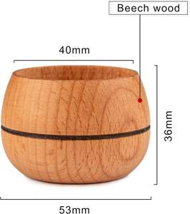 Candelabros de madera hechos a mano para velas votivas y velas de té Juego de 6 candelabros indios hechos a mano - Product Image 2