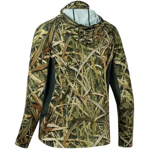 Sudadera con Capucha de Pesca para Hombre, Camuflaje, UPF 50, Manga Larga, Secado Rápido, Poliéster, Protección Solar - Product Image 6