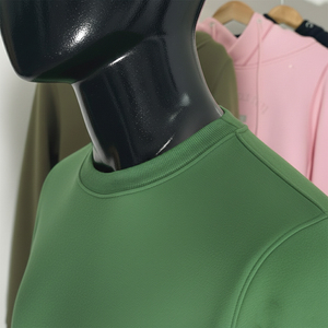 Sudadera de Manga Larga con Cuello Redondo y Bloques de Color para Mujer, con Logotipo Personalizado, Efecto Desgastado por el Sol - Product Image 5