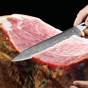 Cuchillo de chef de 8 pulgadas con mango de madera, cuchillo de cocina de calidad japonesa personalizado Vg10, trabajo artesanal de madera de alta calidad, novedad - Product Image 6