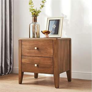 tall slim wooden drawer <b>table</b> for small rooms <b>compact</b> wooden <b>bedside</b> storage <b>table</b> with drawers from CRAFT ZONE EXPORT - Product Image 6