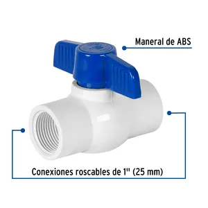 Scatola di controllo manuale e pneumatica Foset con 4 unità di 1 'valvola a sfera filettata in PVC per supporto OEM per supporti d'acqua - Product Image 2