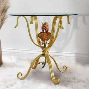 Mesa de centro de café de tres patas hecha de madera elegante para el hogar muebles de sala de estar decoración uso mesa de centro en precio asequible - Product Image 6