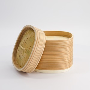 ตะกร้าไอน้ำไม้ไผ่ขนาดเล็กถาดนึ่งอาหารติ่มซำแบบยั่งยืน - Product Image 3