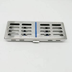 MEDICAB INSTRUMENTS Rack de Cassette de stérilisation dentaire Capacité de 5/10/20 Instruments Revêtement en céramique noire en acier inoxydable Mol - Product Image 3