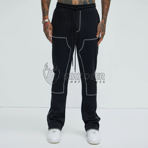 Ensemble de survêtement unisexe délavé à l'acide 2 pièces : sweat à capuche et pantalon de jogging OEM/ODM - Product Image 6