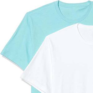 T-shirts pour hommes à manches courtes, coupe ample, col rond, en coton et fibre de bambou, écologiques, séchage rapide, logo personnalisé, nouvelle arrivée - Product Image 6