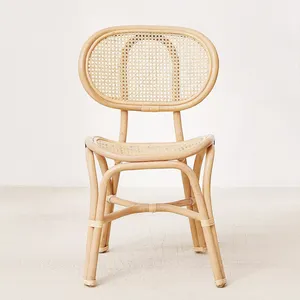 Einzigartiges Design gewebte Rattan Cane Stuhl Bambus Esszimmer kommerziellen stabilen Stühlen made in Vietnam